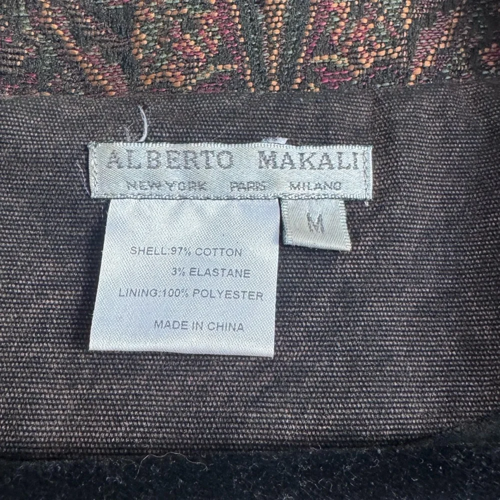 Vintage Alberto Makali Dark Wash Beaded Jacket